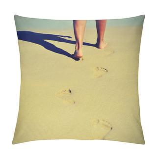 Personality  Summer On The Beach With A Retro Effect Pillow Covers