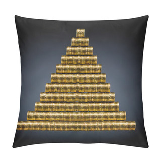 Personality  Rouleau Gold  Monetary Pillow Covers