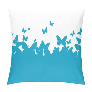 Personality  Wall-paper A Template Of The Butterfly Pillow Covers