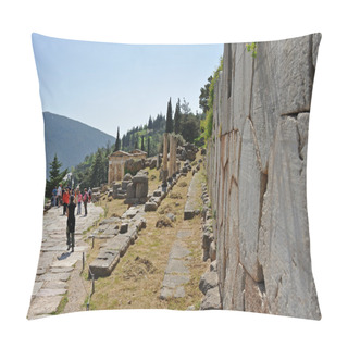 Personality  Stoa And Treasury Of The Athenians Pillow Covers