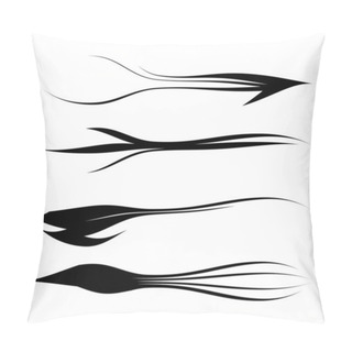 Personality  Wiggle, Wobble Squiggly Lines, Stripes Divider Set Pillow Covers