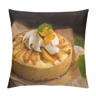 Personality  Curd Tart With Peaches Pillow Covers