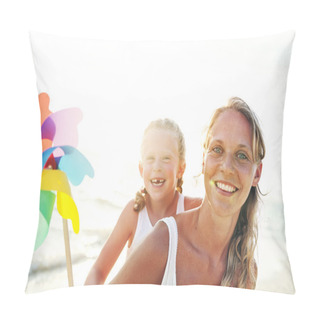 Personality  Mother Daughter Having Fun Pillow Covers
