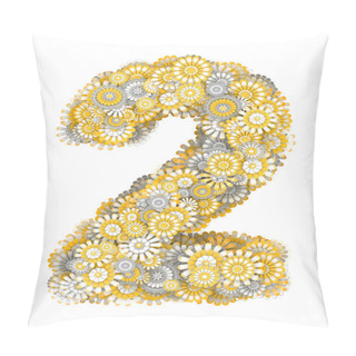 Personality  Number 2, From Camomile Flowers Pillow Covers