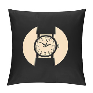 Personality  Wristwatch Graphic Illustration Pillow Covers