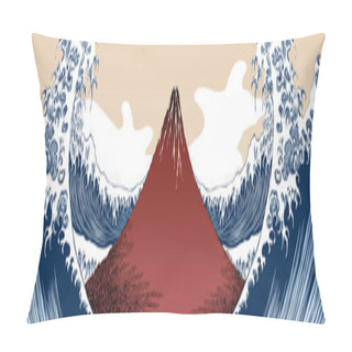 Personality  Kaifu Sunny & Wave Wide Version 1 Pillow Covers