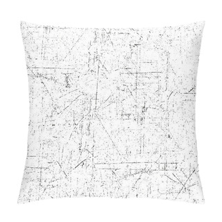 Personality  Distressed Overlay Texture Of Dust Metal, Cracked Peeled Concrete Pillow Covers