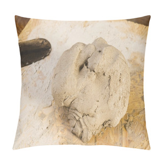Personality  Clay With Sculpting Tool Pillow Covers