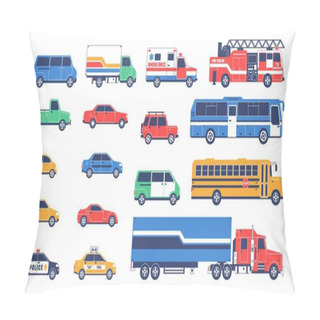 Personality  Large Car Set Pillow Covers