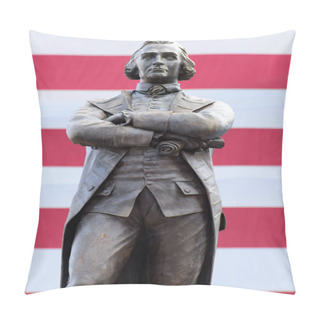 Personality  Samuel Adams Statue Pillow Covers