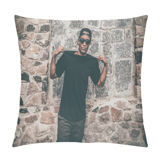 Personality  Handsome Young African Man  Pillow Covers