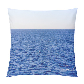 Personality  Background Texture Of A Deep Blue Ocean Pillow Covers