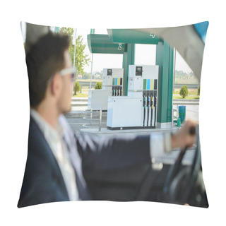 Personality  Petrol Filling Station Pillow Covers