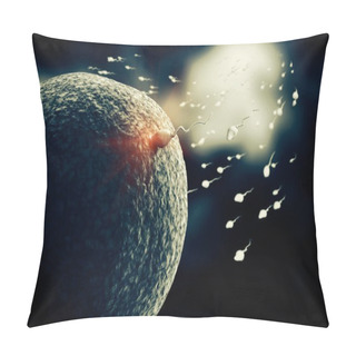 Personality  Sperm Fertilize With Ovum Pillow Covers