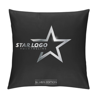Personality  Silver Star Logo Pillow Covers