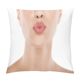 Personality  Woman Blowing Kiss Pillow Covers
