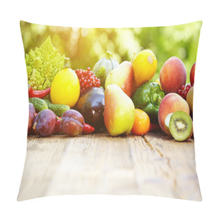 Personality  Fresh Organic Vegetables And Fruits Pillow Covers