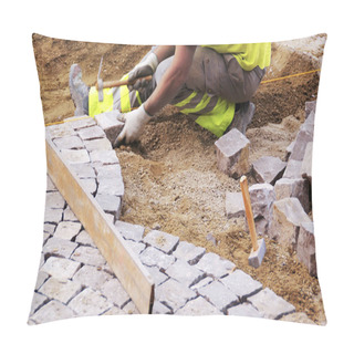 Personality  Paving According To Traditional Methods.                   Pillow Covers