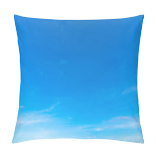 Personality  Clouds Of Nature In A Bright Sky Day. Pillow Covers
