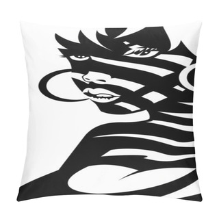 Personality  Black And White Pillow Covers