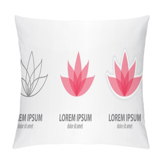 Personality  Lotus Logos Set  Pillow Covers