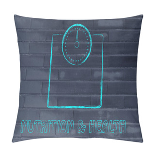 Personality  Nutrition, Dieting And Ideal Weight Pillow Covers