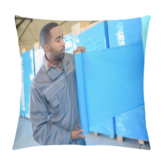 Personality  Man Wrapping The Container Pillow Covers