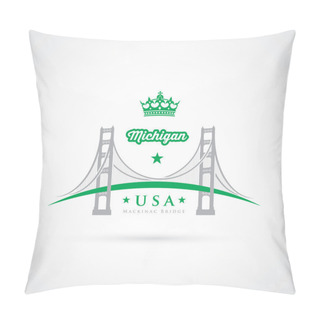 Personality  The Mackinac Bridge Pillow Covers