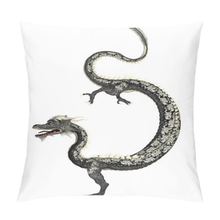 Personality  Black Eastern Dragon Pillow Covers