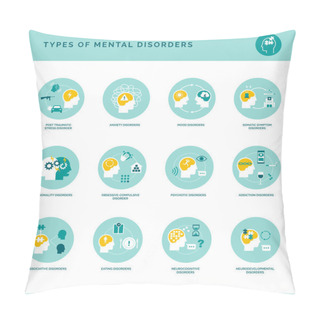 Personality  Types Of Mental Disorders Pillow Covers