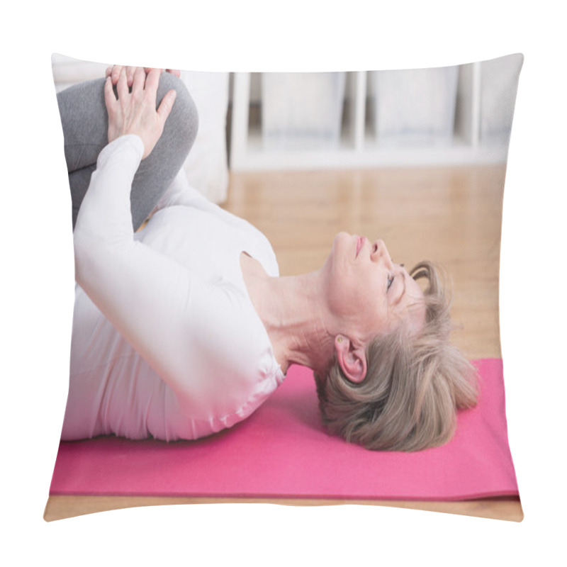 Personality  Training On The Exercise Floor Mat Pillow Covers