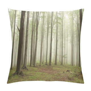 Personality  Misty Beech Forest Pillow Covers