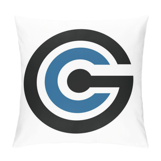 Personality  CG Modern Letter Logo Design Template. Pillow Covers