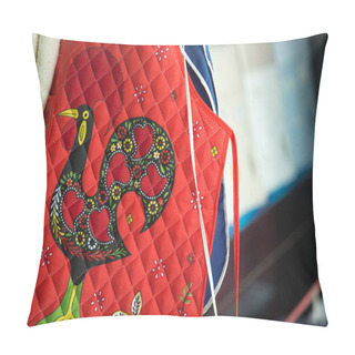 Personality  Galo De Barcelos Printed On Padded Apron. Portugal Tourism Symbol Pillow Covers