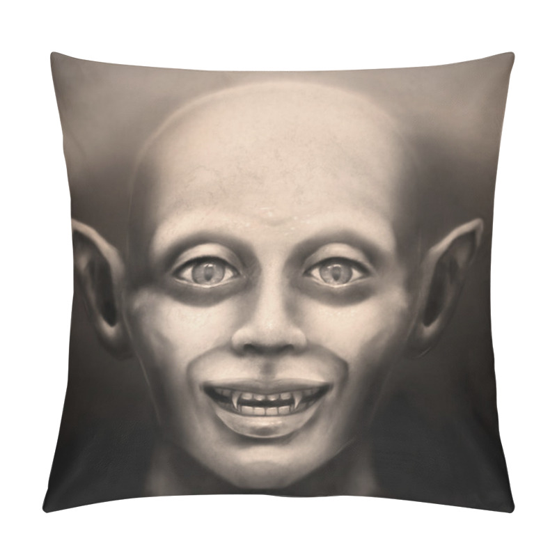 Personality  Vintage vampire face pillow covers