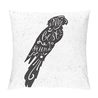 Personality  Vintage Hand Drawn Lettering In Pet Pillow Covers