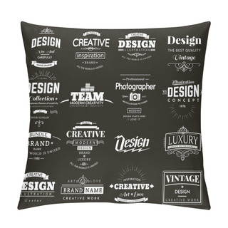 Personality  Retro Design Creative Vintage Labels Pillow Covers