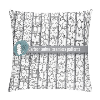 Personality  Cartoon Animal Seamless Patterns Pillow Covers