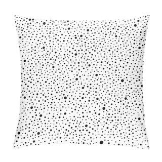 Personality  Seamless Pattern With Chaotic Dots. Vector Texture Pillow Covers