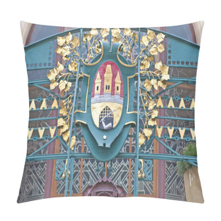 Personality  Municipal House Facade Pillow Covers