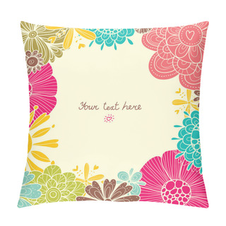 Personality Floral Background, Spring Theme Pillow Covers