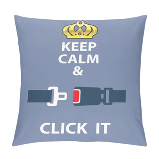 Personality Keep Calm And Click It Pillow Covers