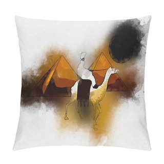 Personality  African Ethnic Retro Vintage Illustration Pillow Covers