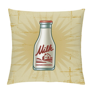 Personality  Retro Milk Bottle Pillow Covers