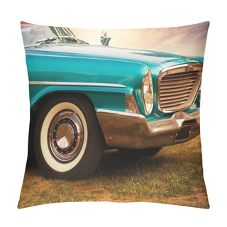 Personality  Front Part Of Retro Car Pillow Covers