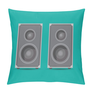 Personality  Speaker Box, Vector Pillow Covers