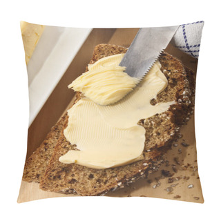 Personality  Home Baked IIrish Wheaten Bread With Butter Pillow Covers