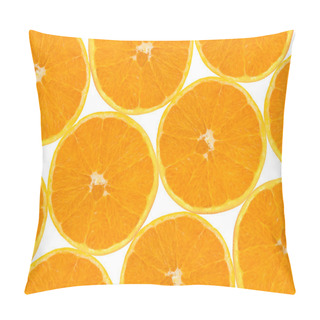 Personality  Orange Fruit Background Pillow Covers