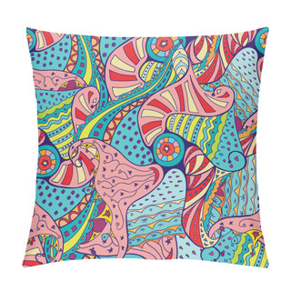 Personality  Vector Abstract Doodle Pattern Pillow Covers