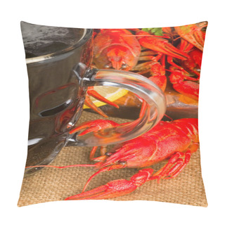Personality  Beer And Crawfish Pillow Covers